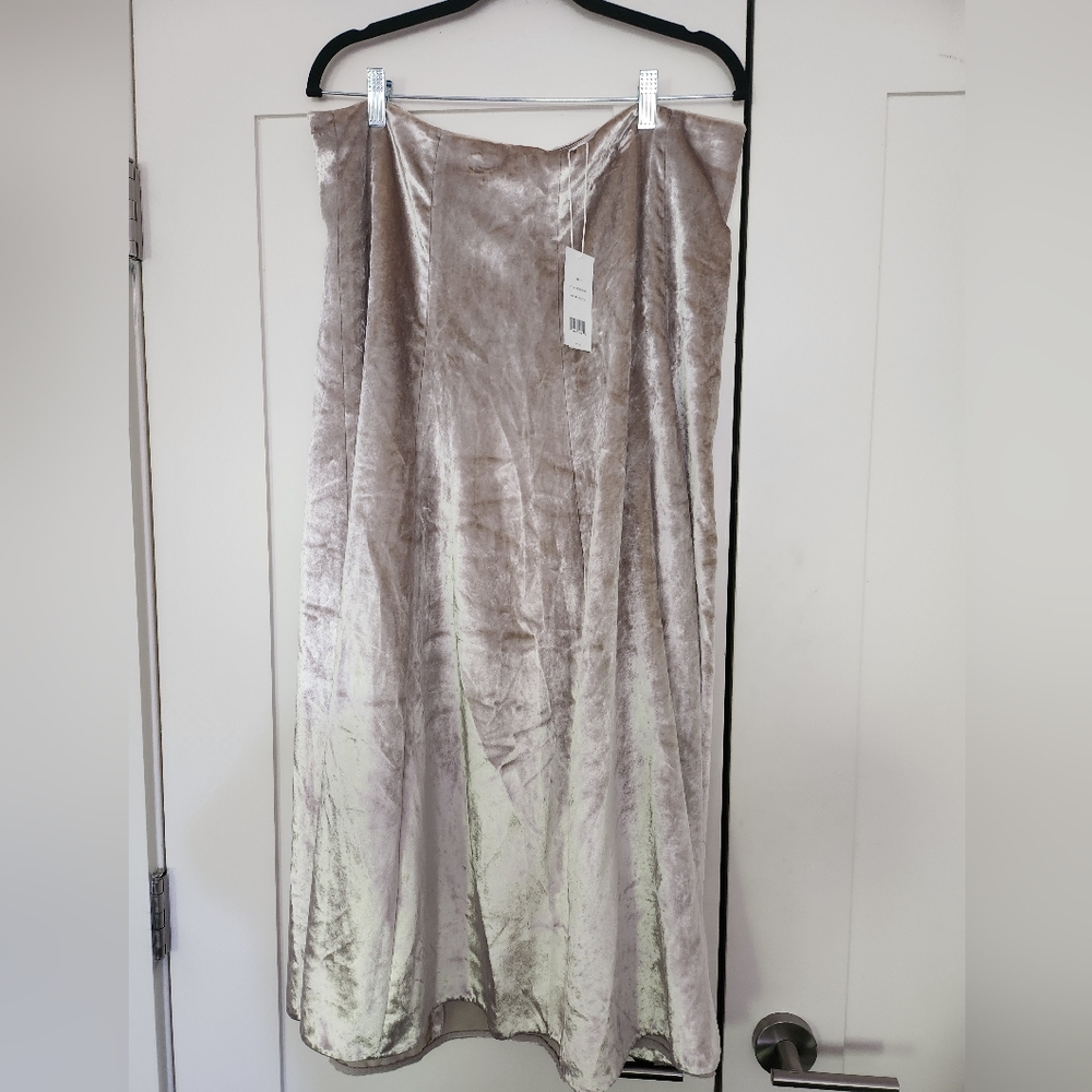Vince Maxi Velvet Skirt New Size 14